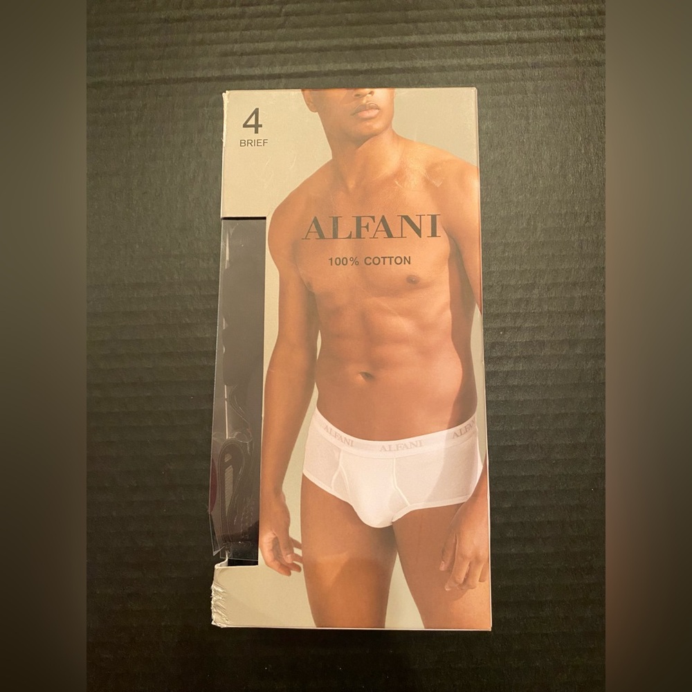 Alfani‎ Men’s 4 Pack Briefs in Black Size Small 29-31 NWT